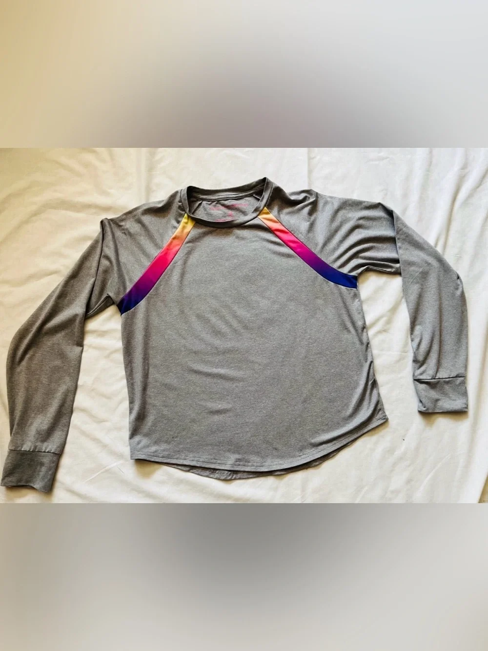 Rockets of awesome girls, long sleeve active top size 12/thumb holes